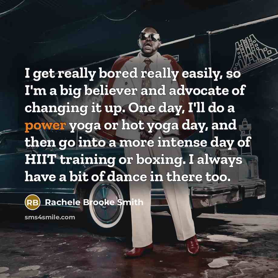“I get really bored really easily, so I'm a big…” quote by Rachele Brooke Smith