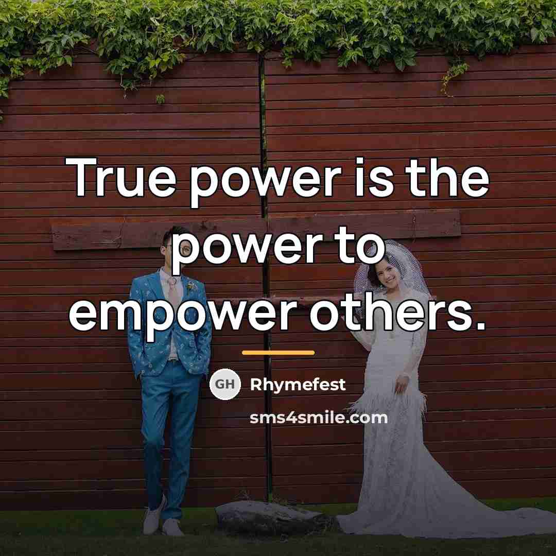 “True power is the power to empower others.…” quote by Rhymefest