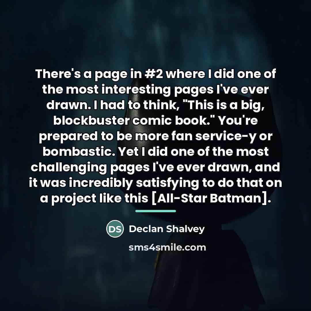 “There's a page in #2 where I did one of…” quote by Declan Shalvey