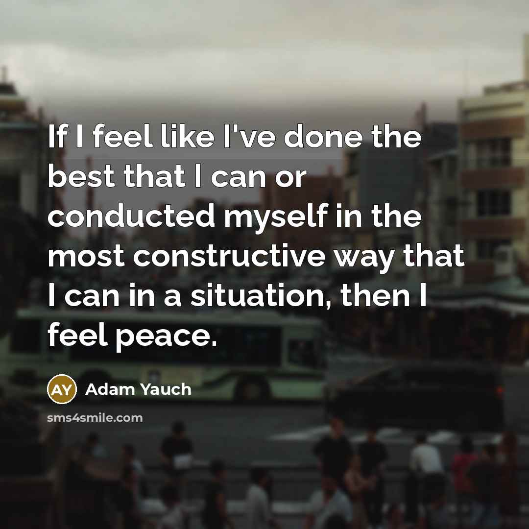 “If I feel like I've done the best that I…” quote by Adam Yauch