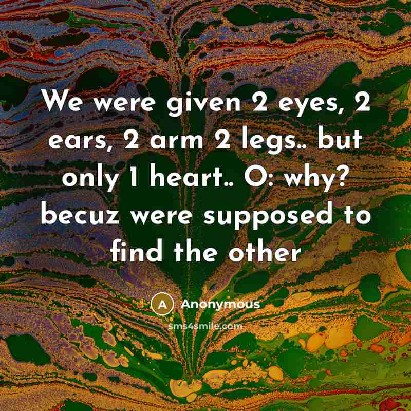“We were given 2 eyes, 2 ears, 2 arm 2…” quote by Anonymous