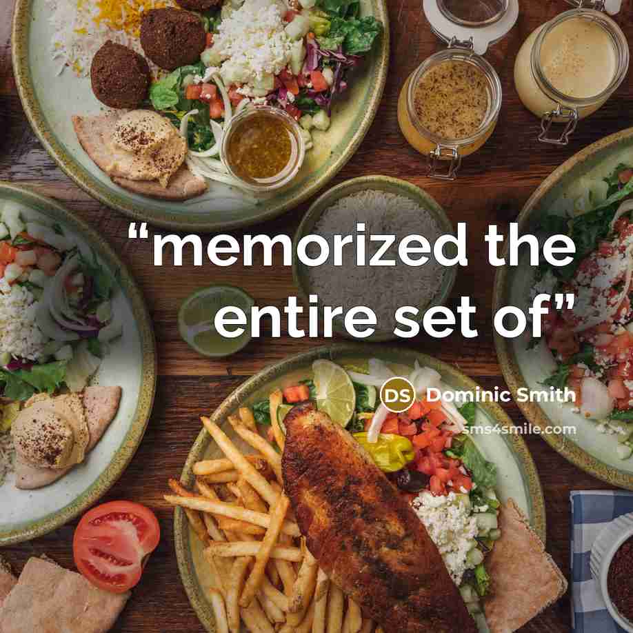 “memorized the entire set of” quote by Dominic Smith