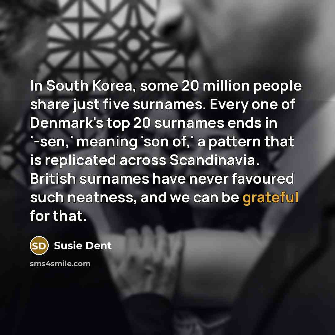 “In South Korea, some 20 million people share just five…” quote by Susie Dent