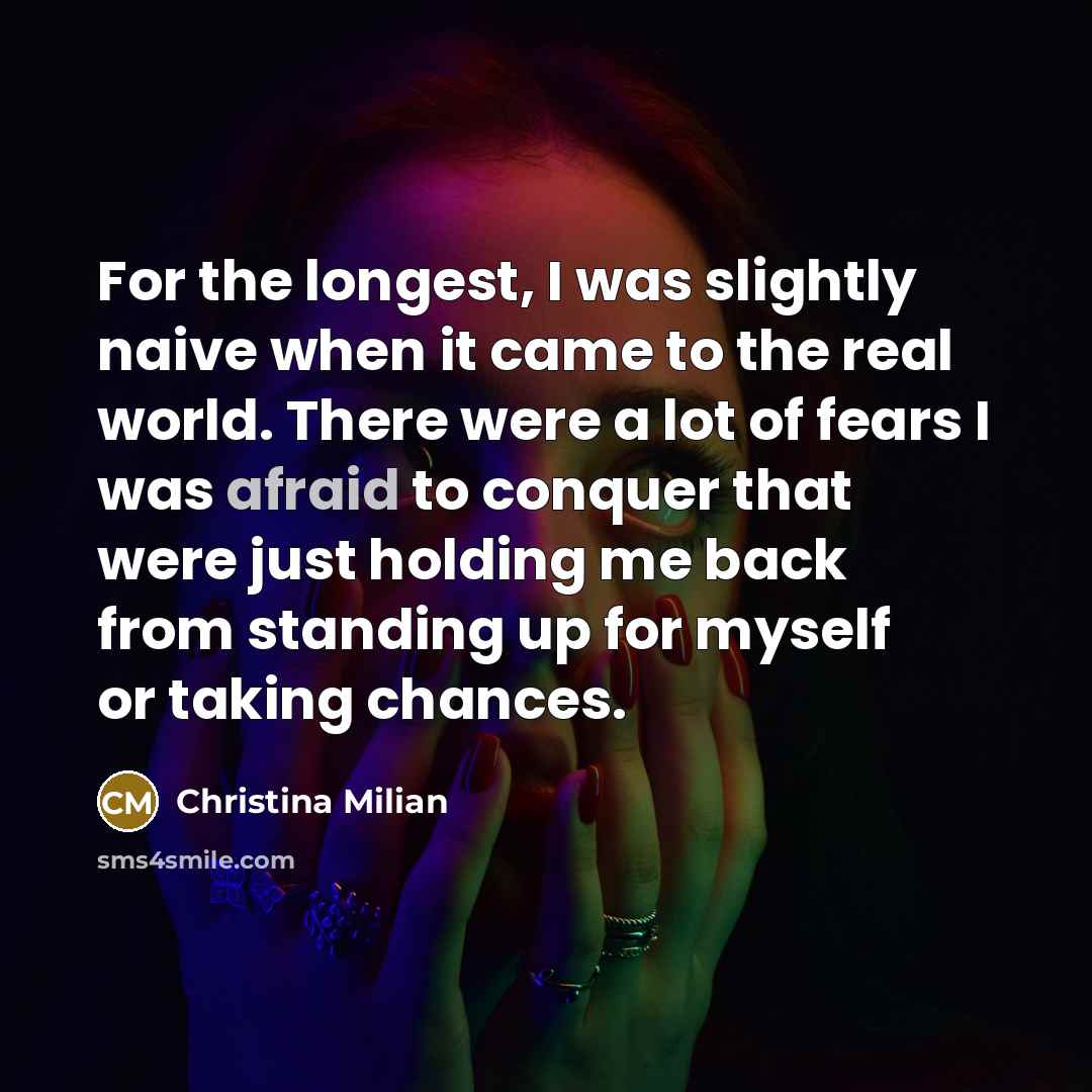 “For the longest, I was slightly naive when it came…” quote by Christina Milian