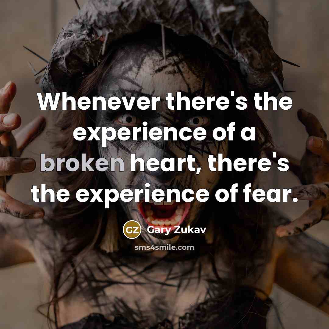 “Whenever there's the experience of a broken heart, there's the…” quote by Gary Zukav