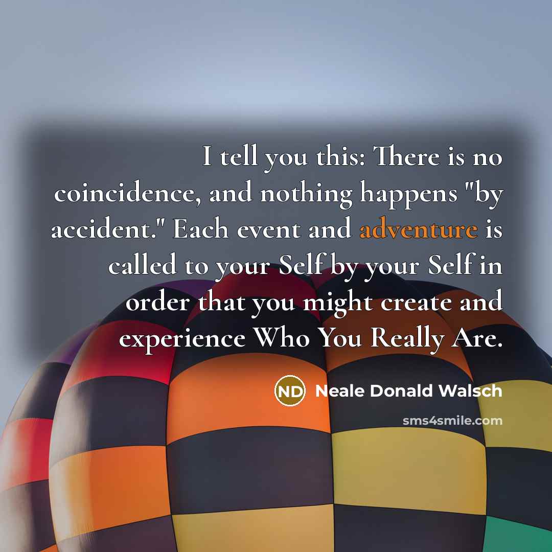 “I tell you this: There is no coincidence, and nothing…” quote by Neale Donald Walsch