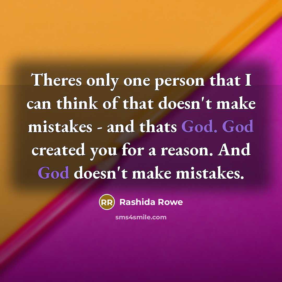 “Theres only one person that I can think of that…” quote by Rashida Rowe