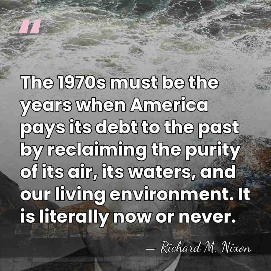 The 1970s must be the years when America pays its debt to&hellip; - Richard M. Nixon