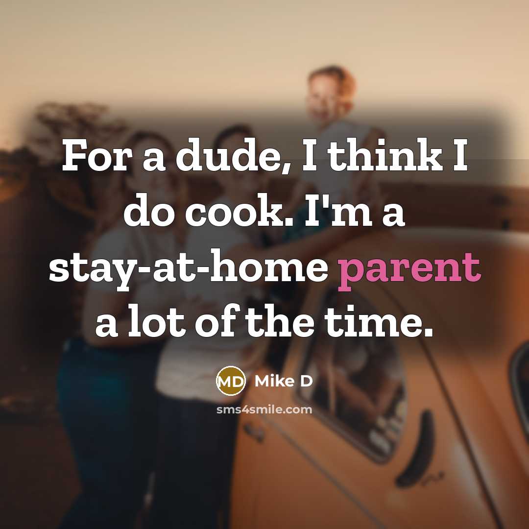 “For a dude, I think I do cook. I'm a…” quote by Mike D