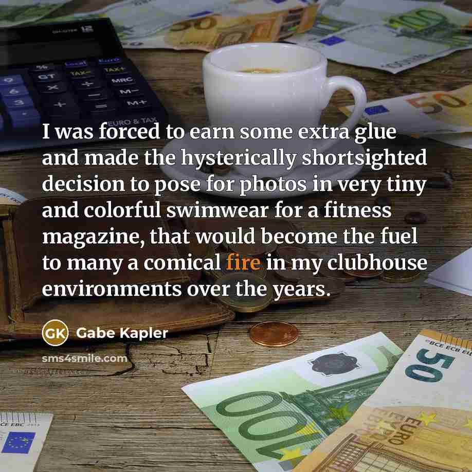 “I was forced to earn some extra glue and made…” quote by Gabe Kapler