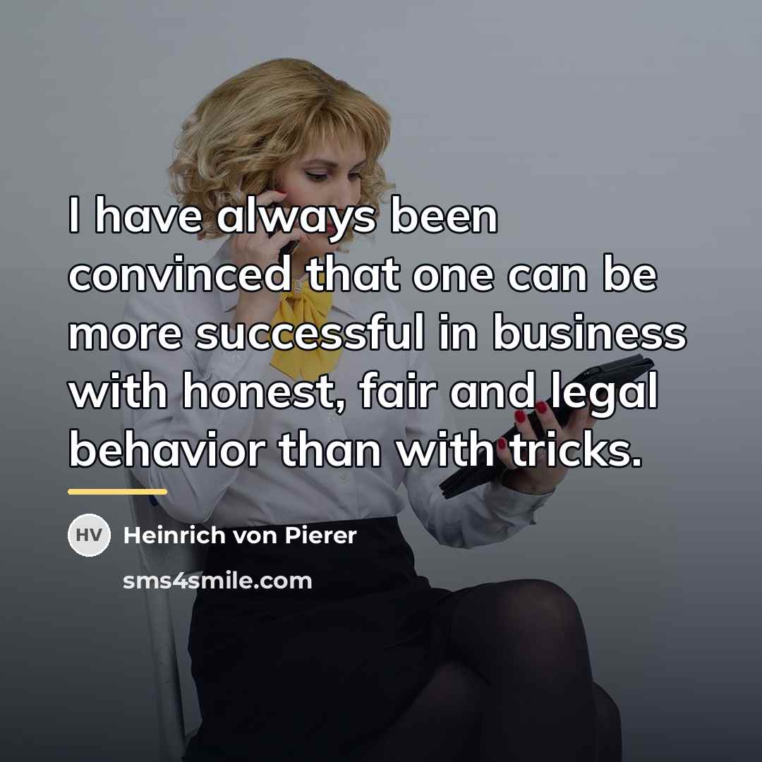 “I have always been convinced that one can be more…” quote by Heinrich von Pierer