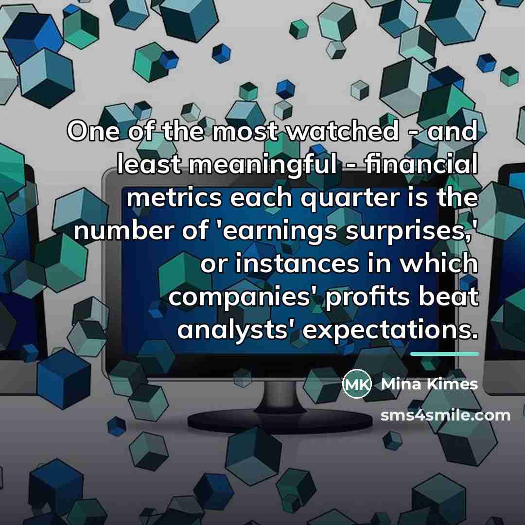 “One of the most watched - and least meaningful -…” quote by Mina Kimes