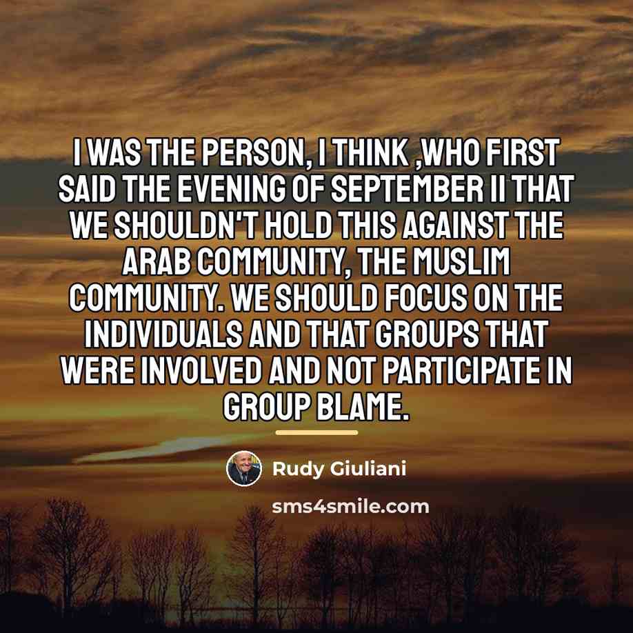“I was the person, I think ,who first said the…” quote by Rudy Giuliani