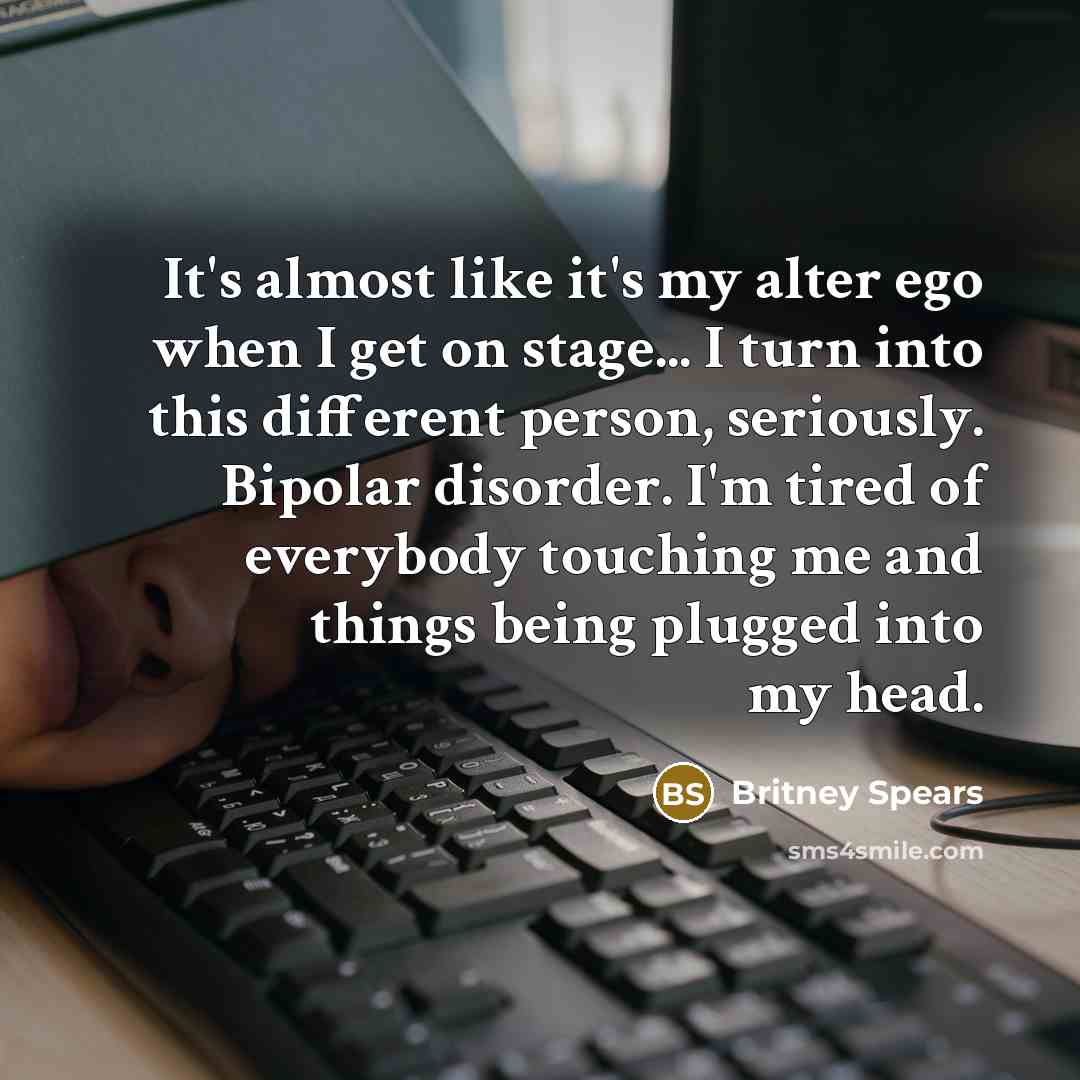 “It's almost like it's my alter ego when I get…” quote by Britney Spears