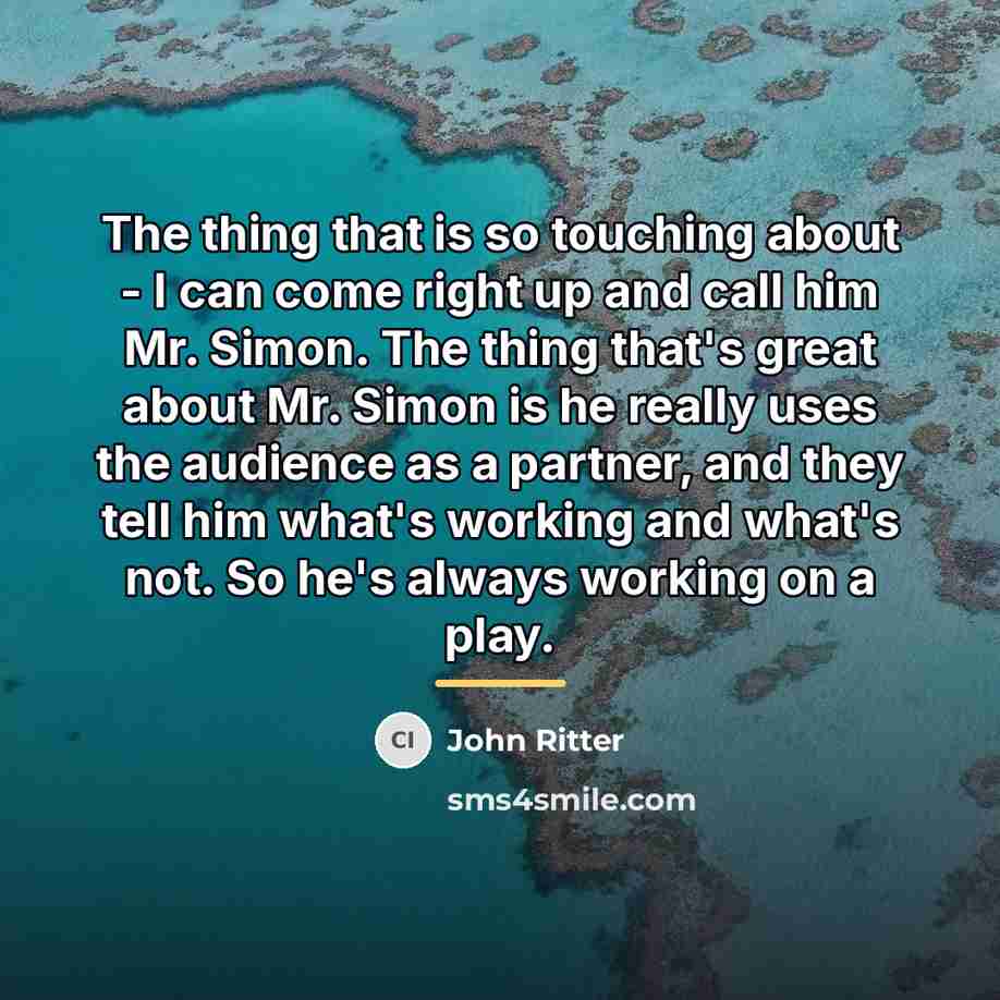 “The thing that is so touching about - I can…” quote by John Ritter