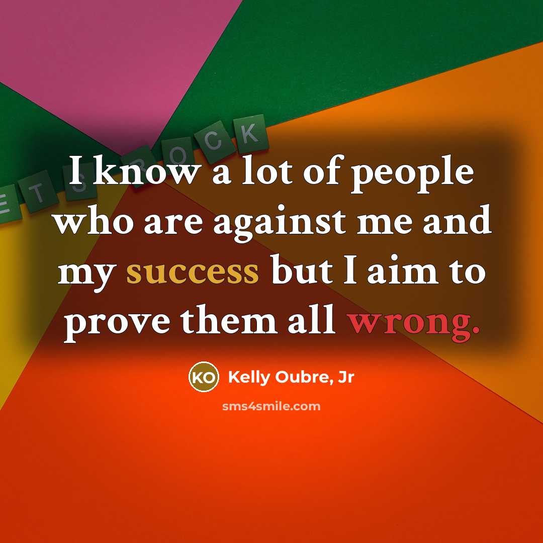 “I know a lot of people who are against me…” quote by Kelly Oubre, Jr