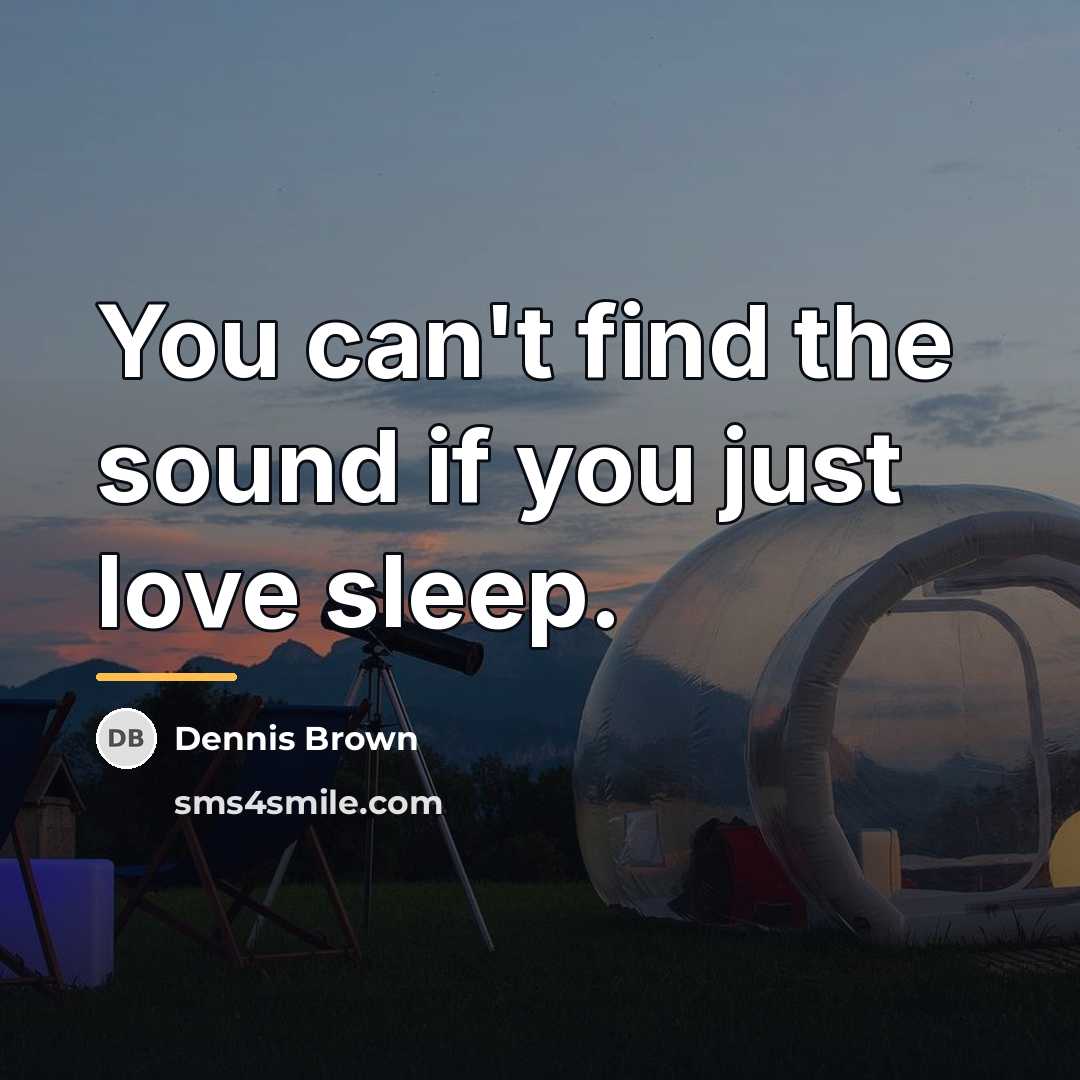 “You can't find the sound if you just love sleep.…” quote by Dennis Brown