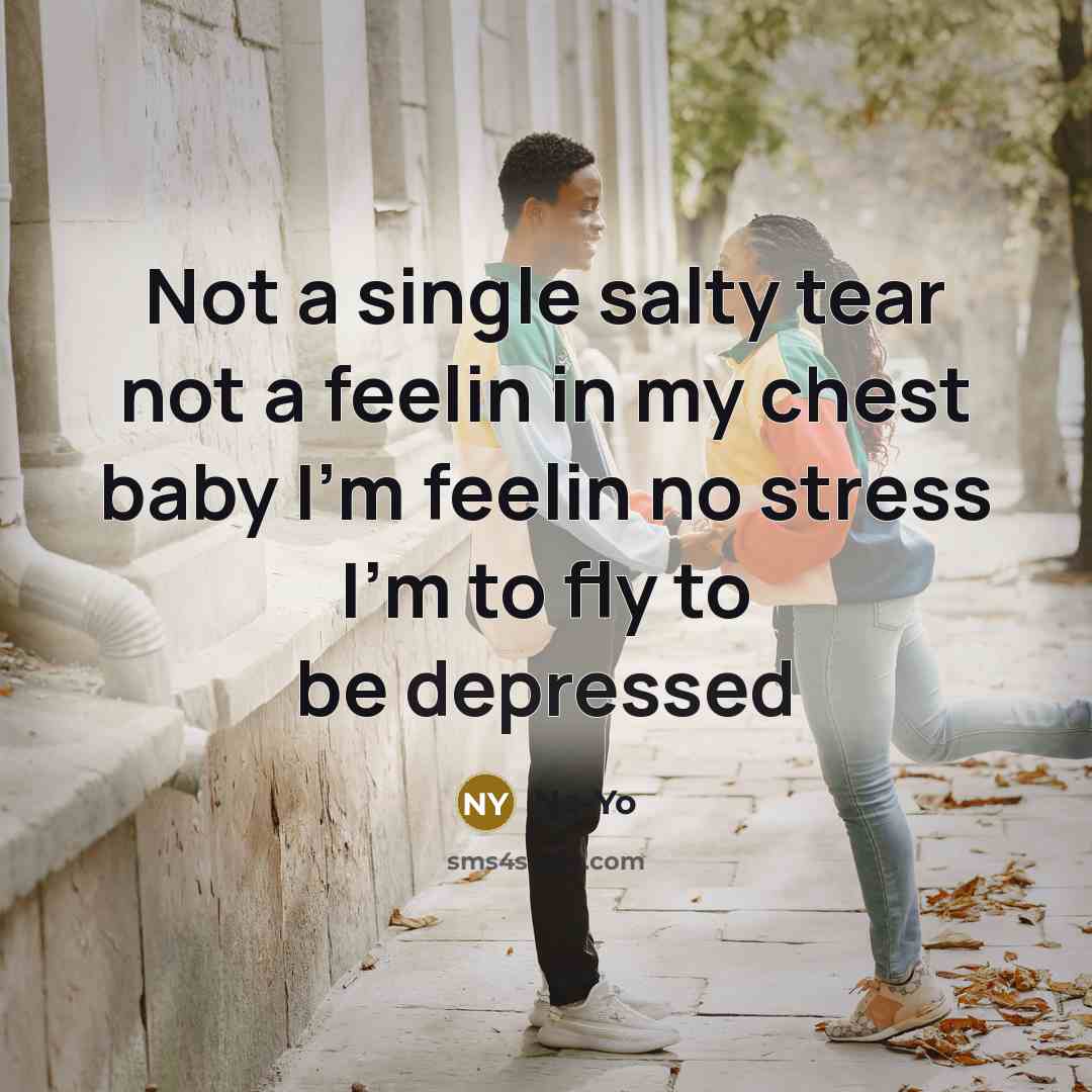 “Not a single salty tear not a feelin in my…” quote by Ne-Yo