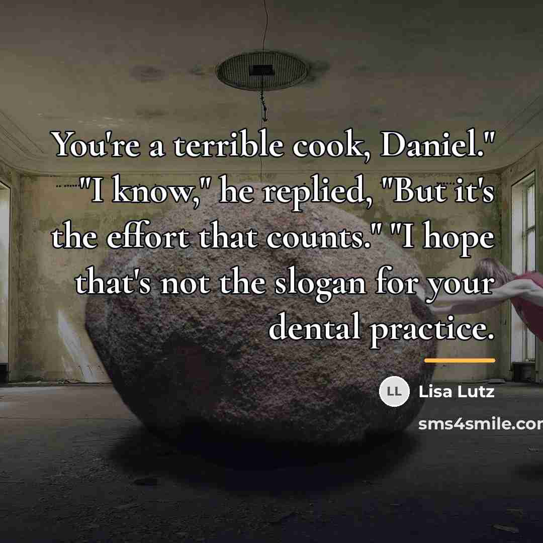 “You're a terrible cook, Daniel." "I know," he replied, "But…” quote by Lisa Lutz
