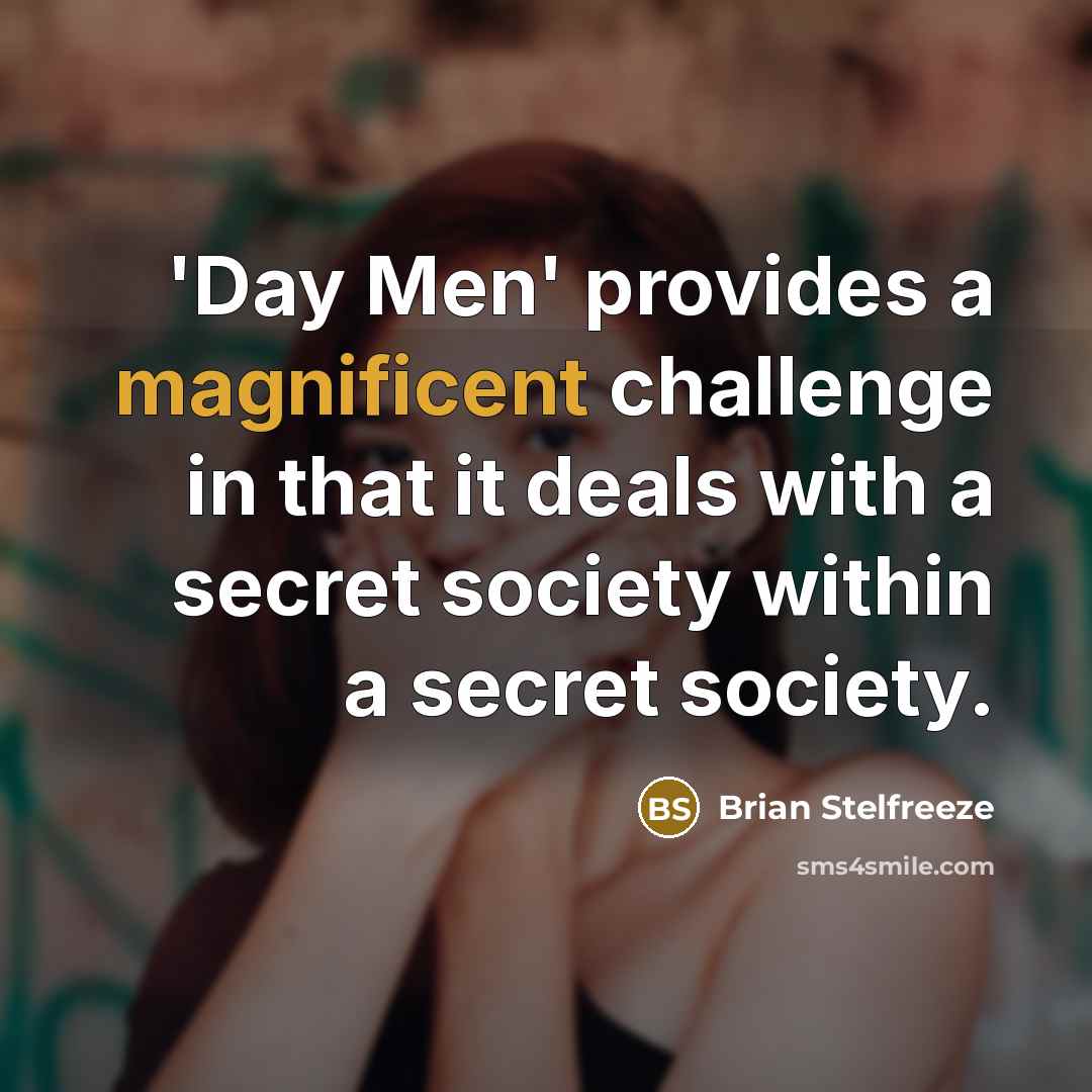 “'Day Men' provides a magnificent challenge in that it deals…” quote by Brian Stelfreeze