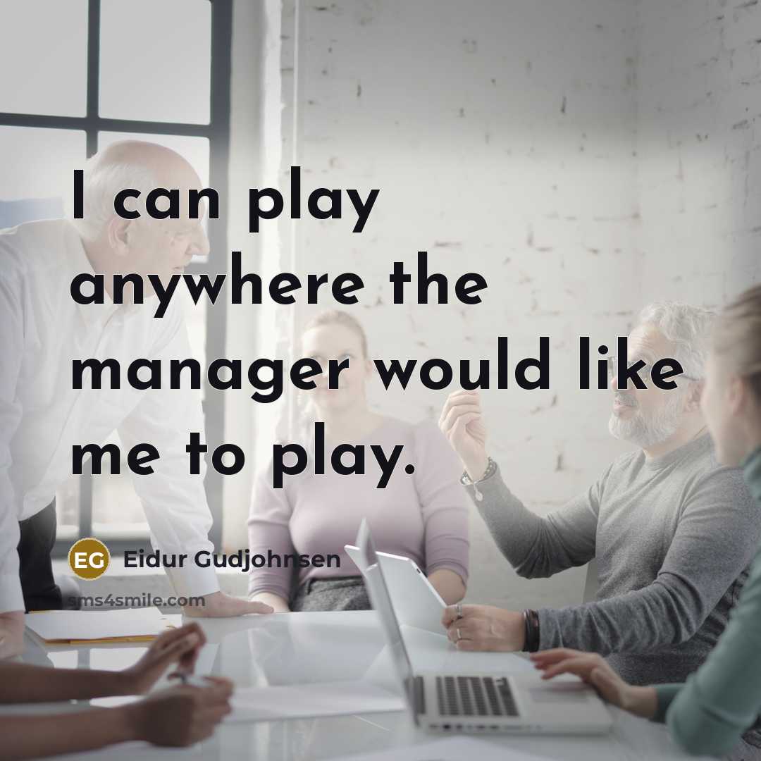 “I can play anywhere the manager would like me to…” quote by Eidur Gudjohnsen