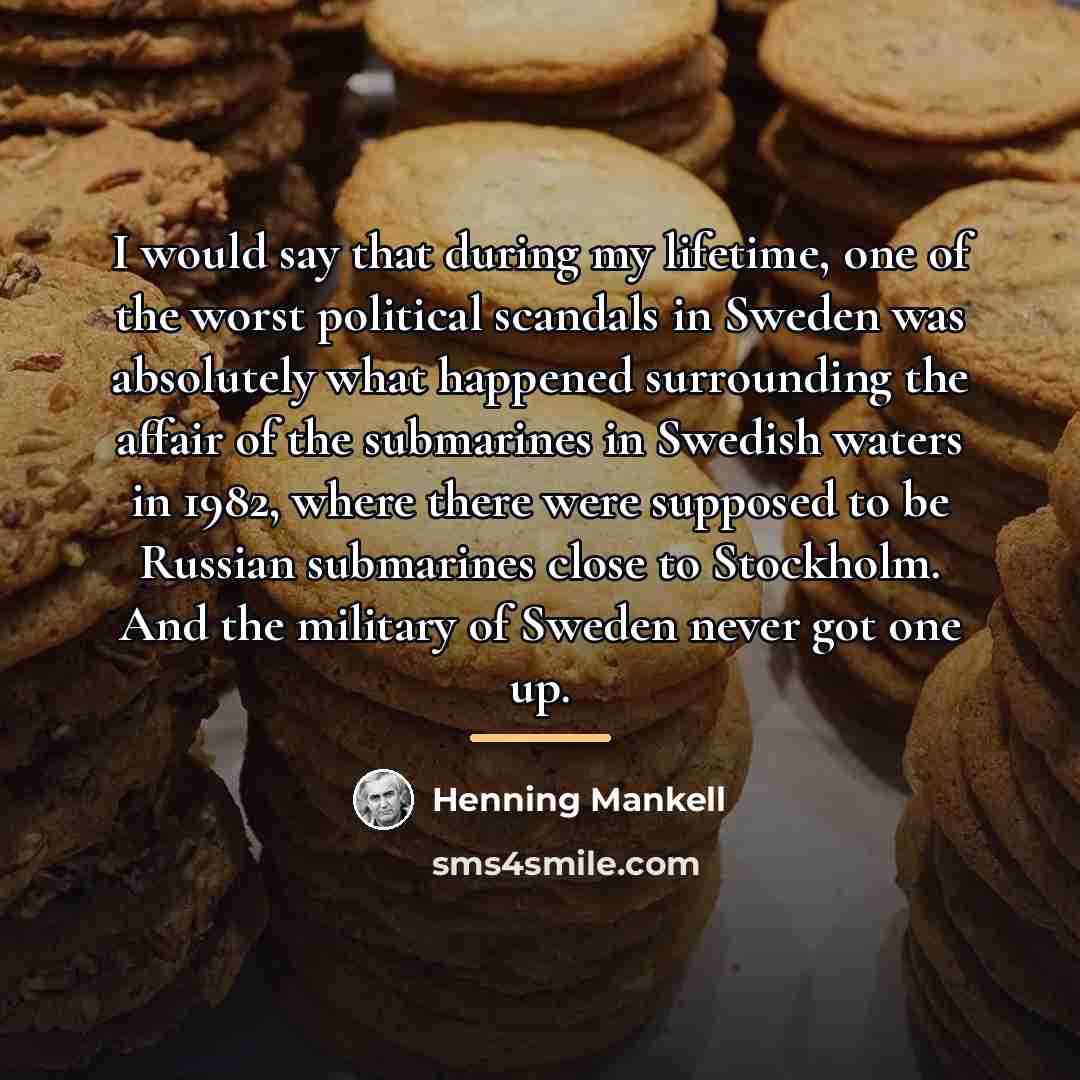 “I would say that during my lifetime, one of the…” quote by Henning Mankell