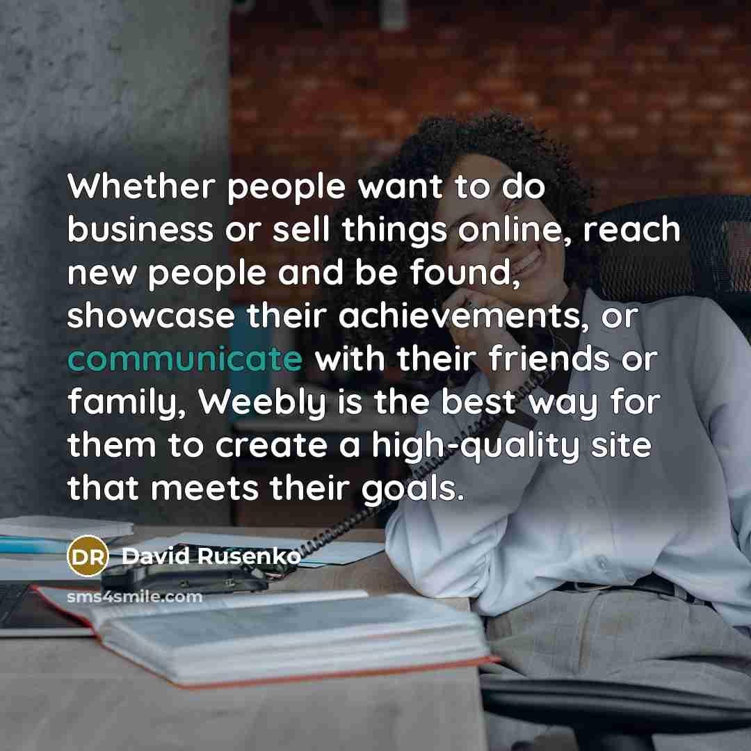 “Whether people want to do business or sell things online,…” quote by David Rusenko