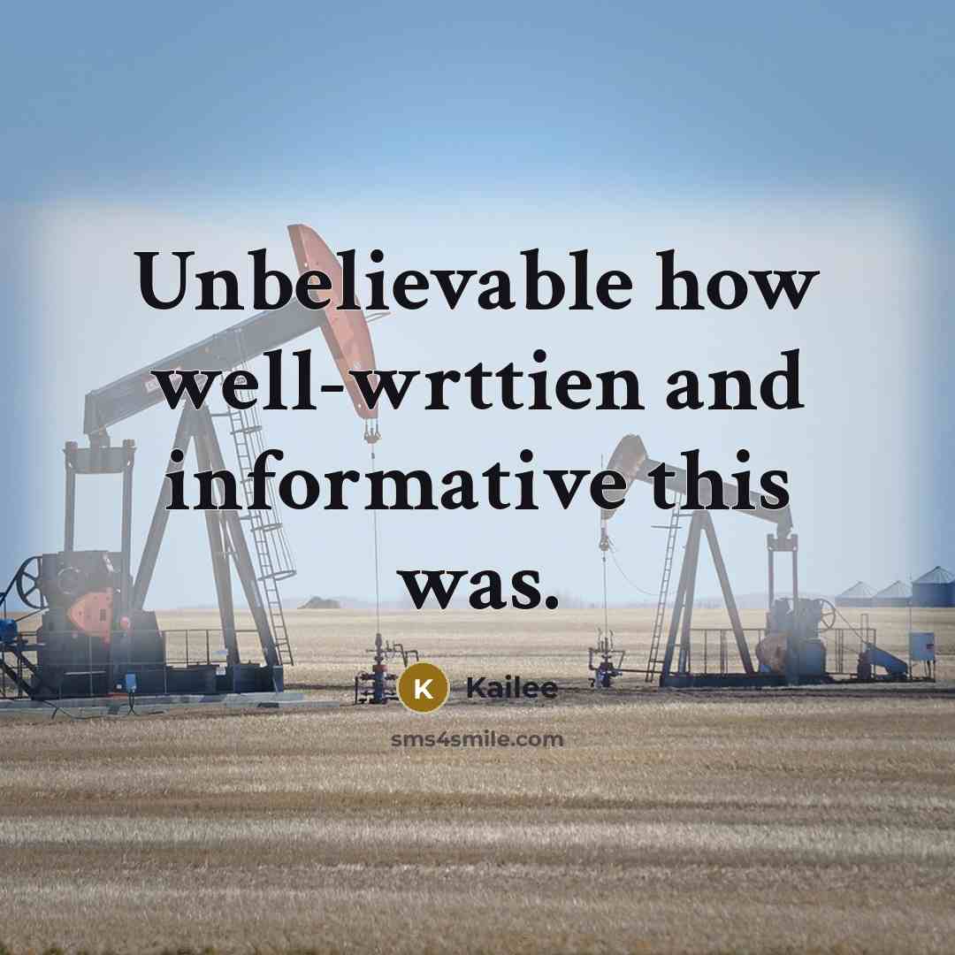 “Unbelievable how well-wrttien and informative this was.” quote by Kailee
