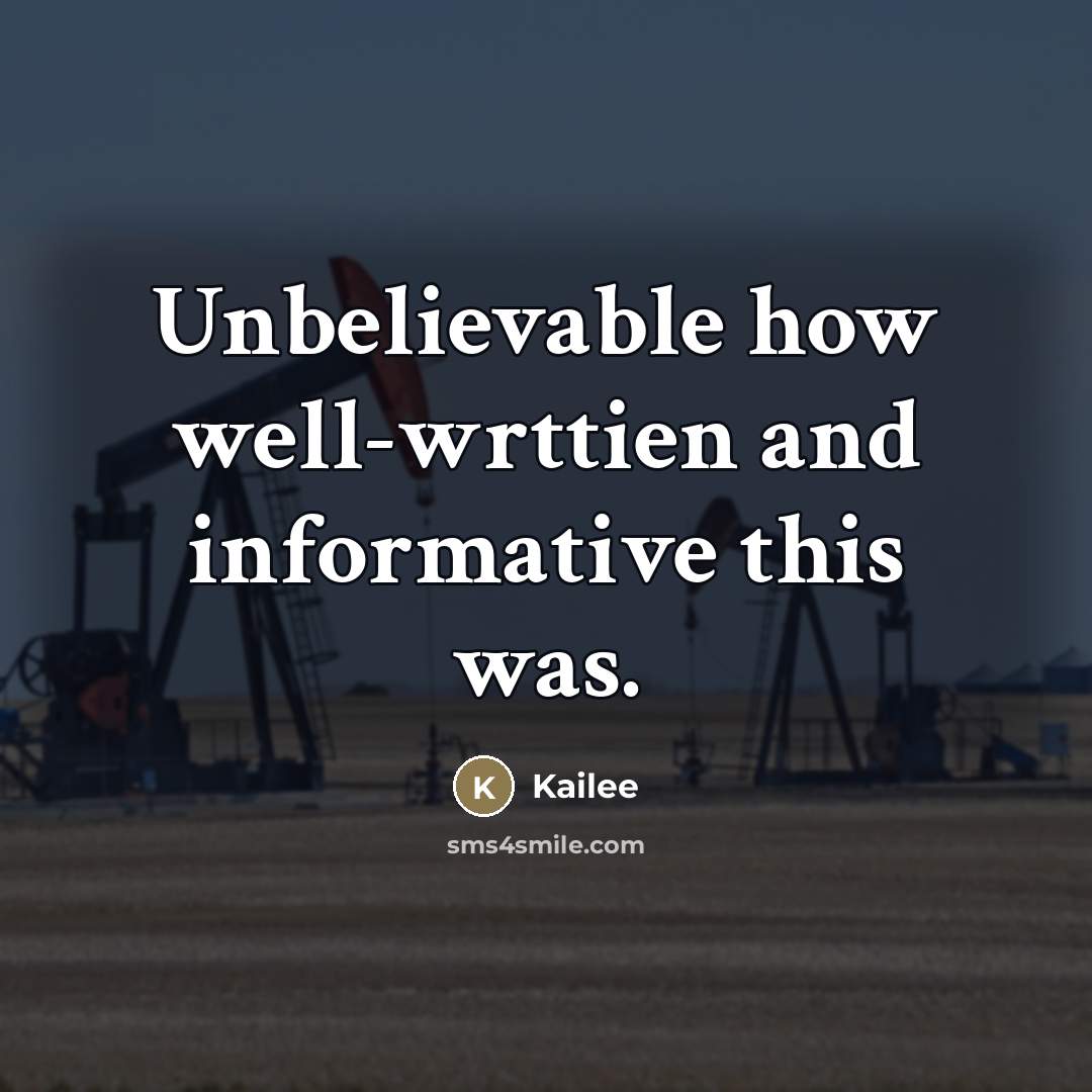 “Unbelievable how well-wrttien and informative this was.…” quote by Kailee
