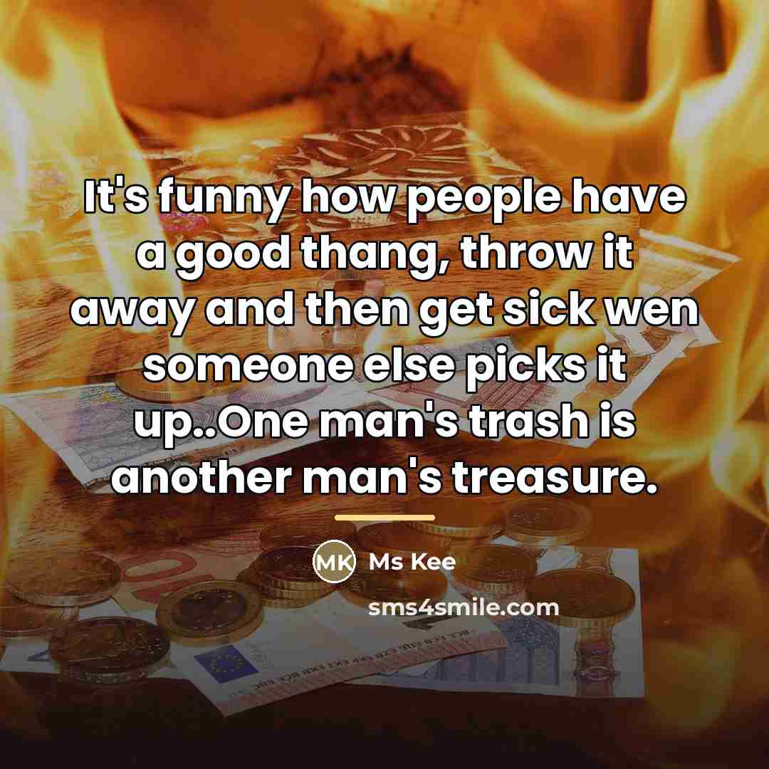 “It's funny how people have a good thang, throw it…” quote by Ms Kee
