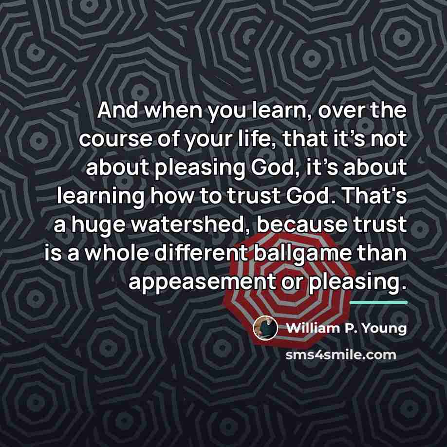 “And when you learn, over the course of your life,…” quote by William P. Young