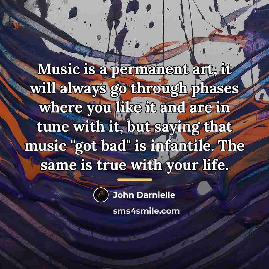 “Music is a permanent art, it will always go through…” quote by John Darnielle