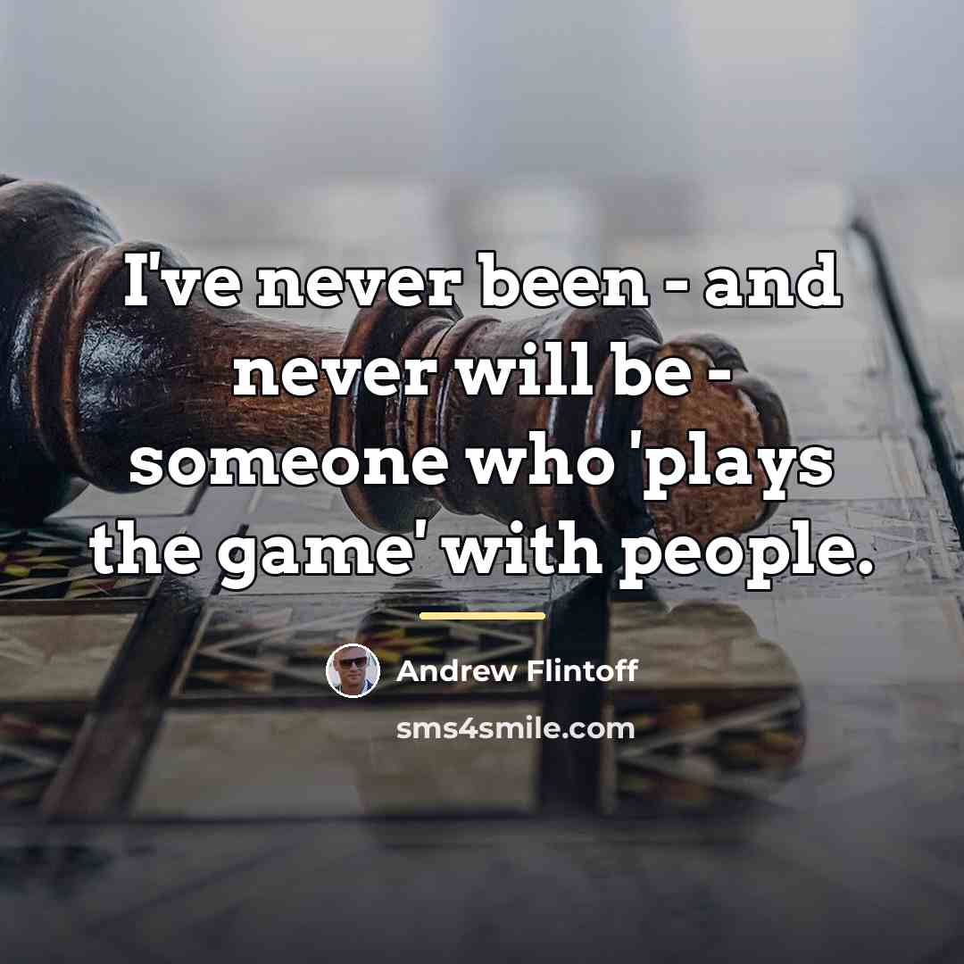 “I've never been - and never will be - someone…” quote by Andrew Flintoff