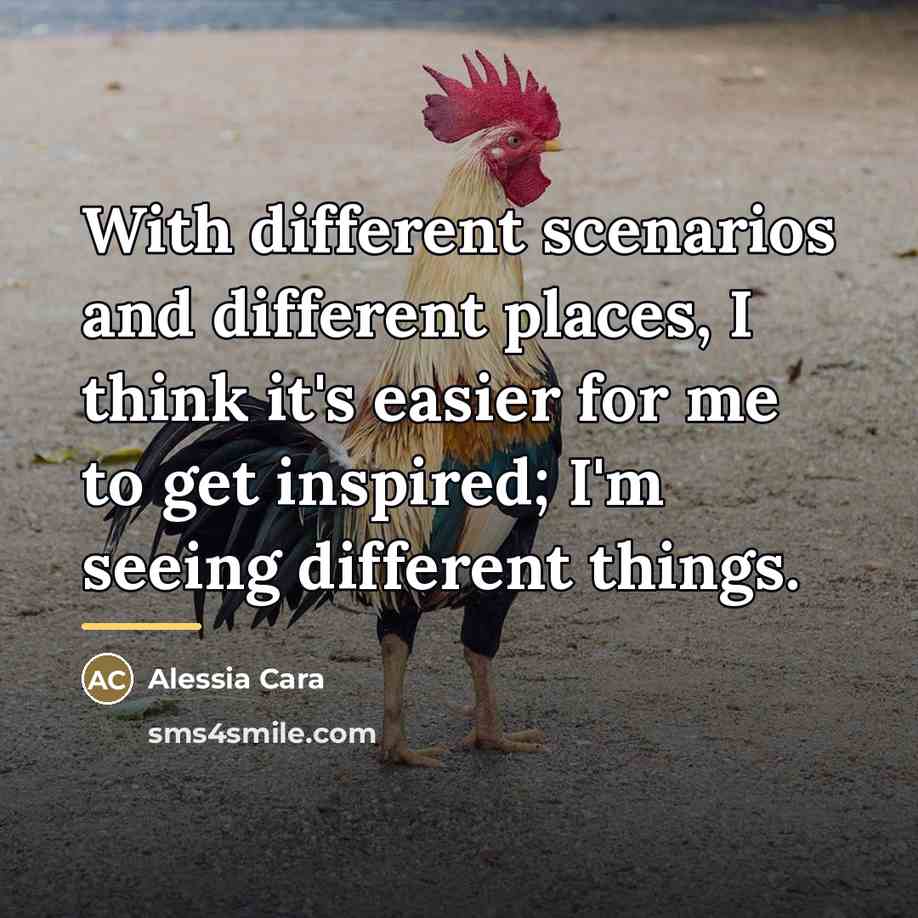 “With different scenarios and different places, I think it's easier…” quote by Alessia Cara