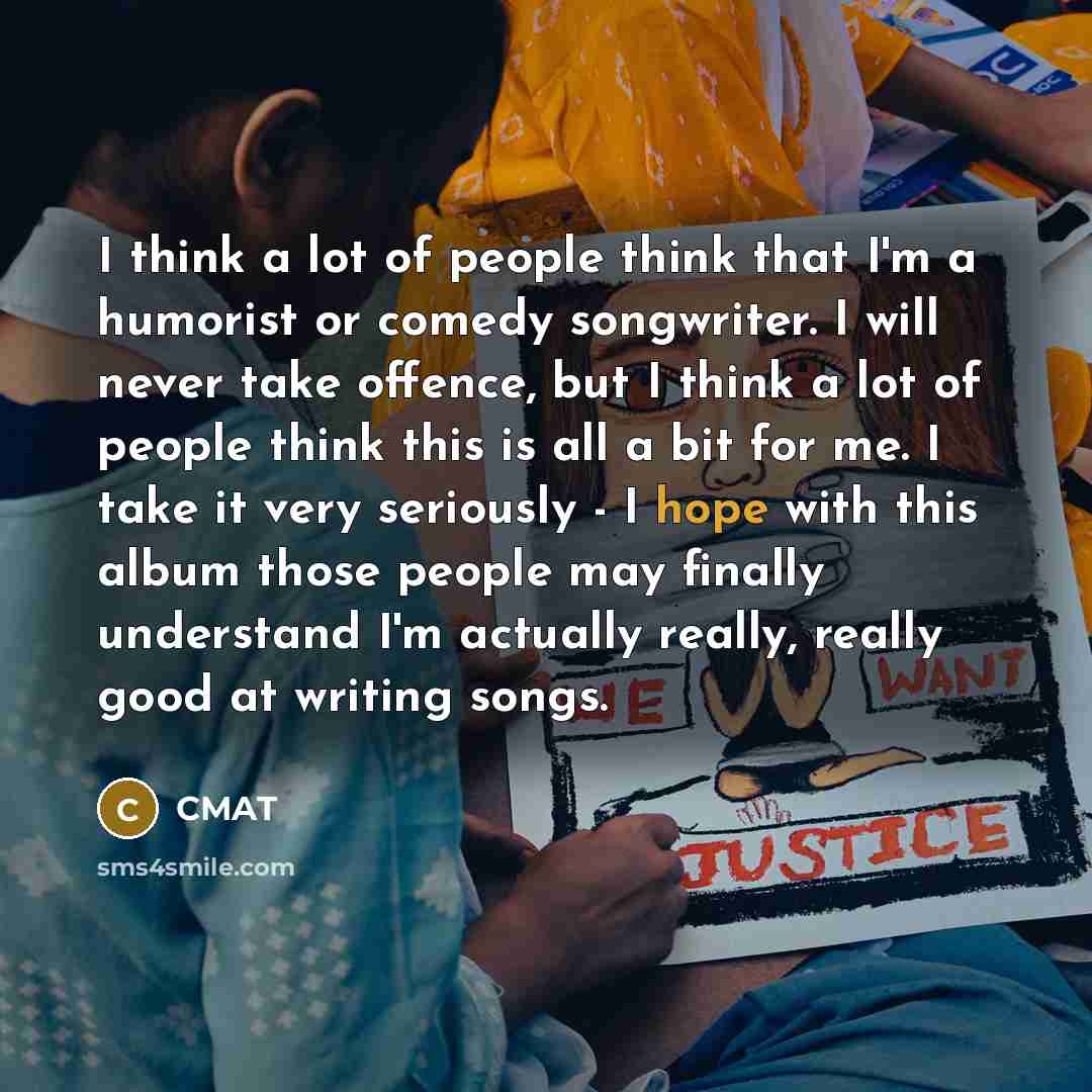 “I think a lot of people think that I'm a…” quote by CMAT