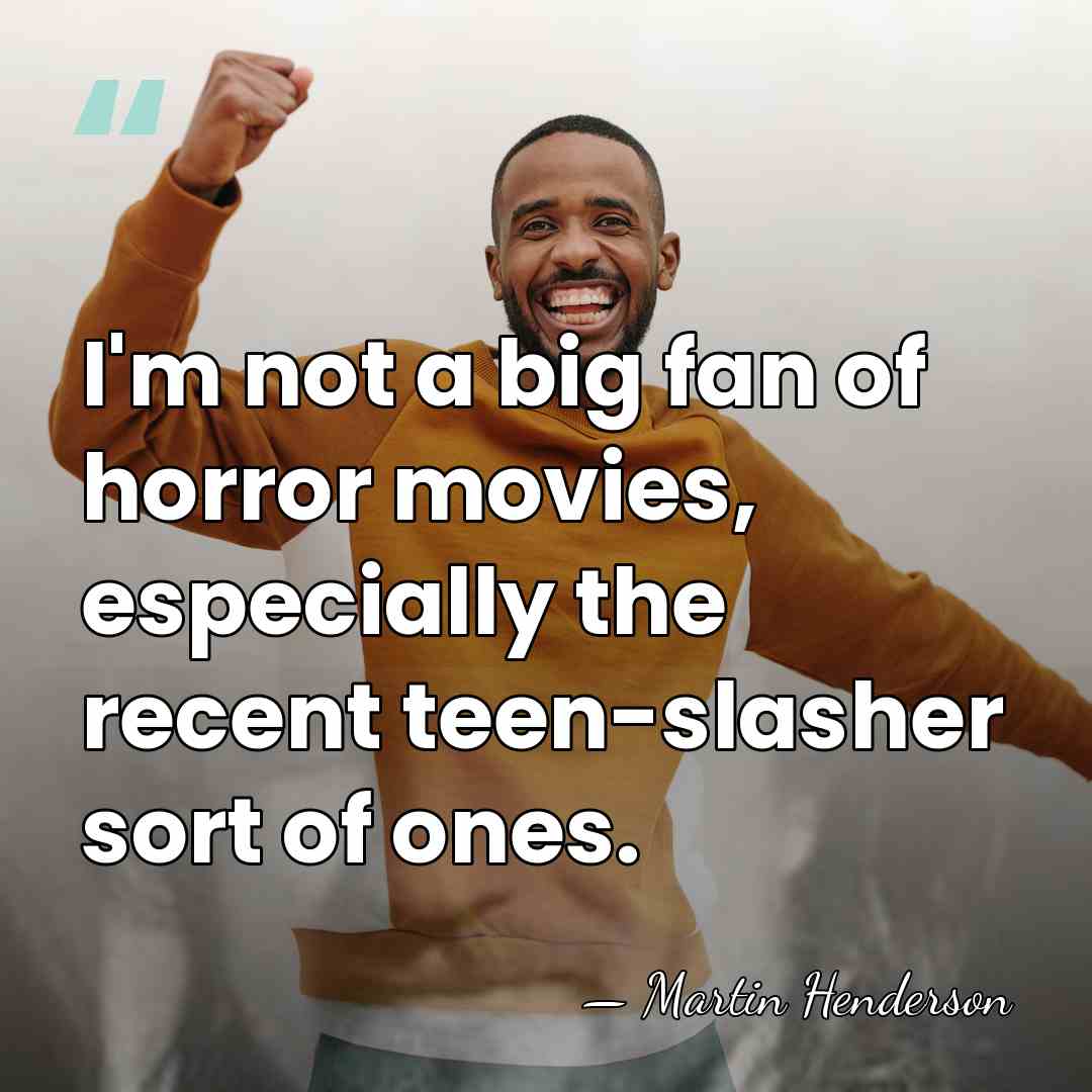 I'm not a big fan of horror movies, especially the recent teen-slasher&hellip; - Martin Henderson