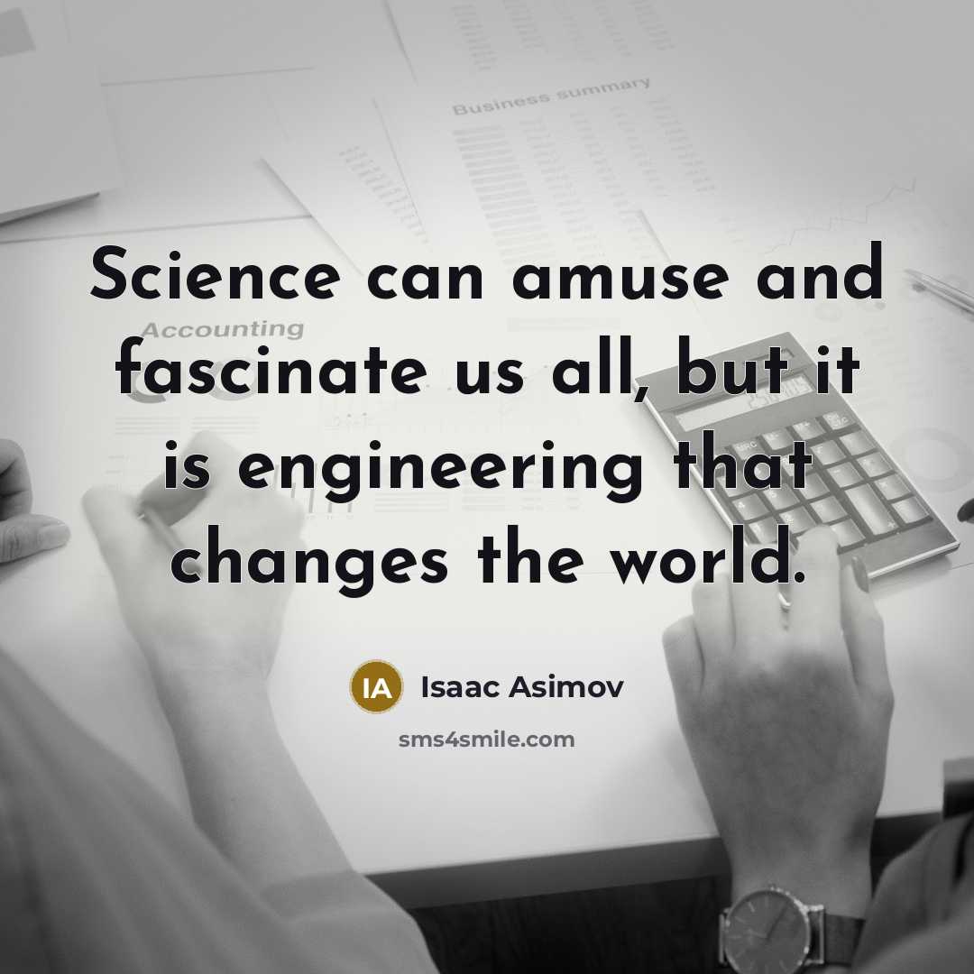 “Science can amuse and fascinate us all, but it is…” quote by Isaac Asimov