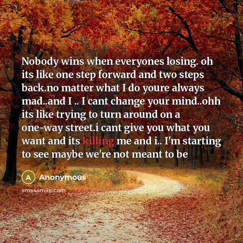 “Nobody wins when everyones losing. oh its like one step…” quote by Anonymous
