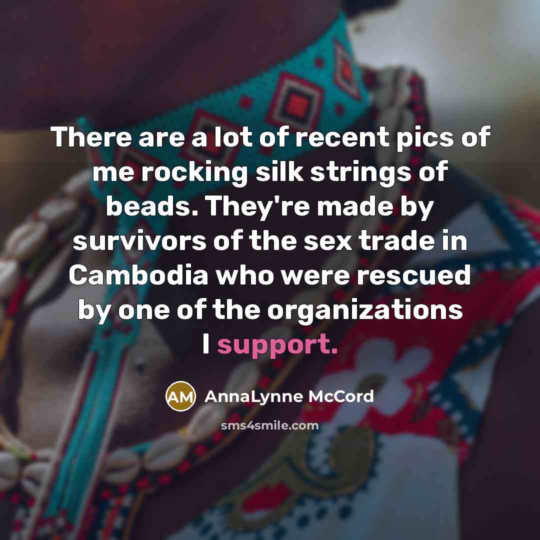 “There are a lot of recent pics of me rocking…” quote by AnnaLynne McCord