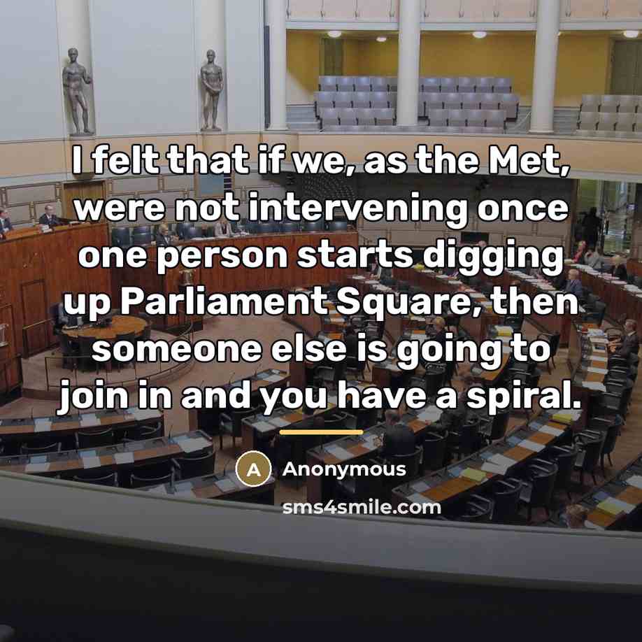 “I felt that if we, as the Met, were not…” quote by Anonymous