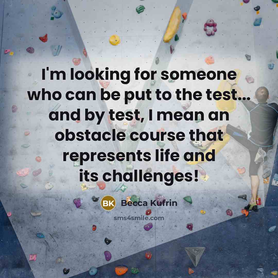 “I'm looking for someone who can be put to the…” quote by Becca Kufrin