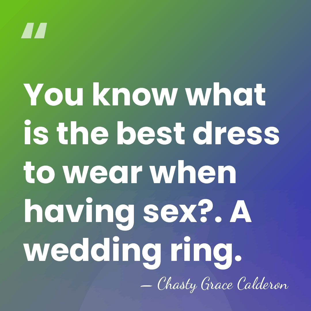 You know what is the best dress to wear when having sex?.&hellip; - Chasty Grace Calderon