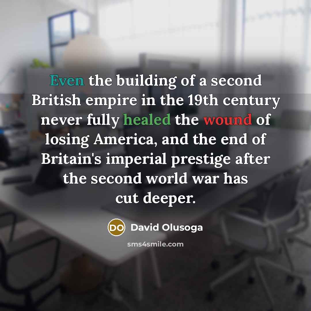 “Even the building of a second British empire in the…” quote by David Olusoga