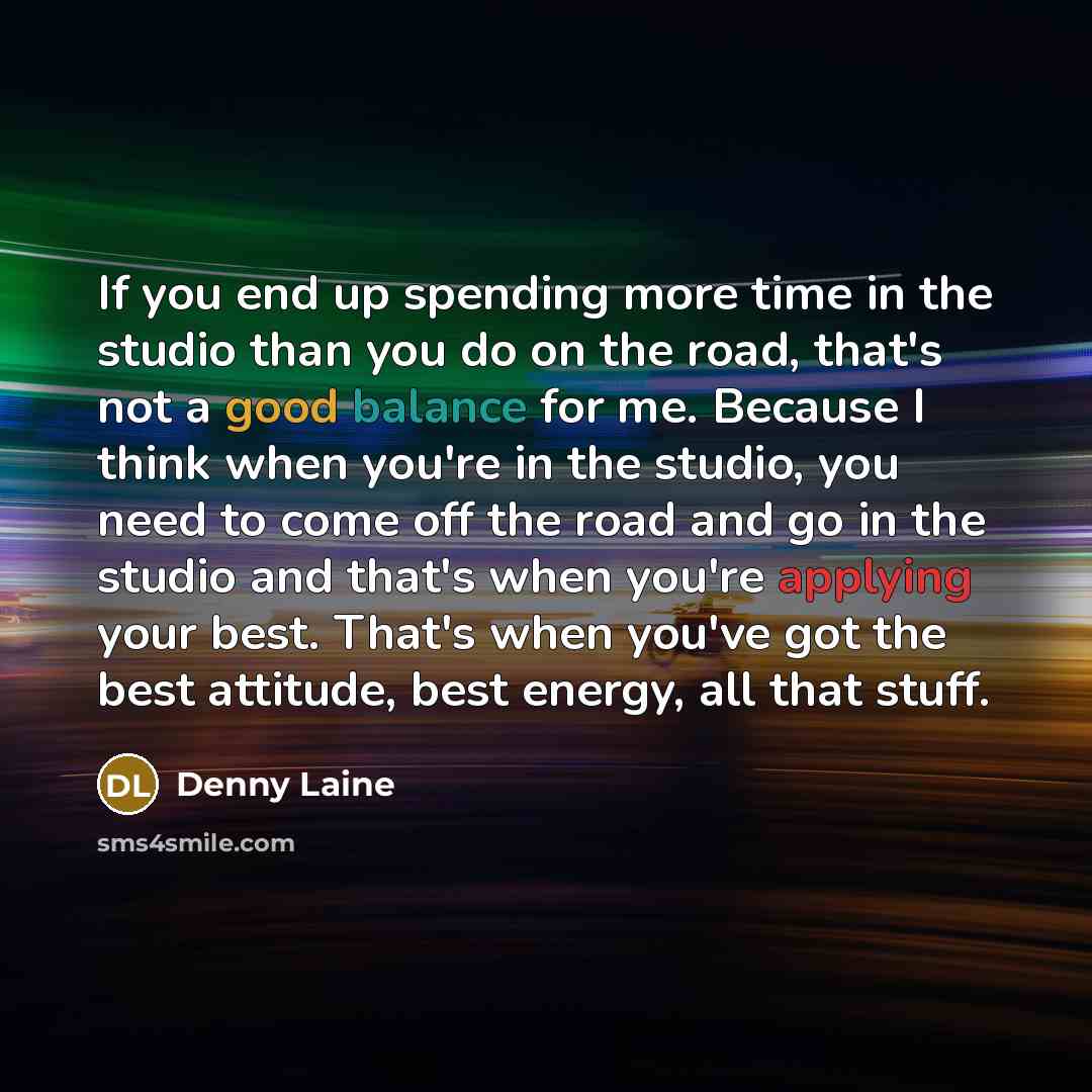 “If you end up spending more time in the studio…” quote by Denny Laine