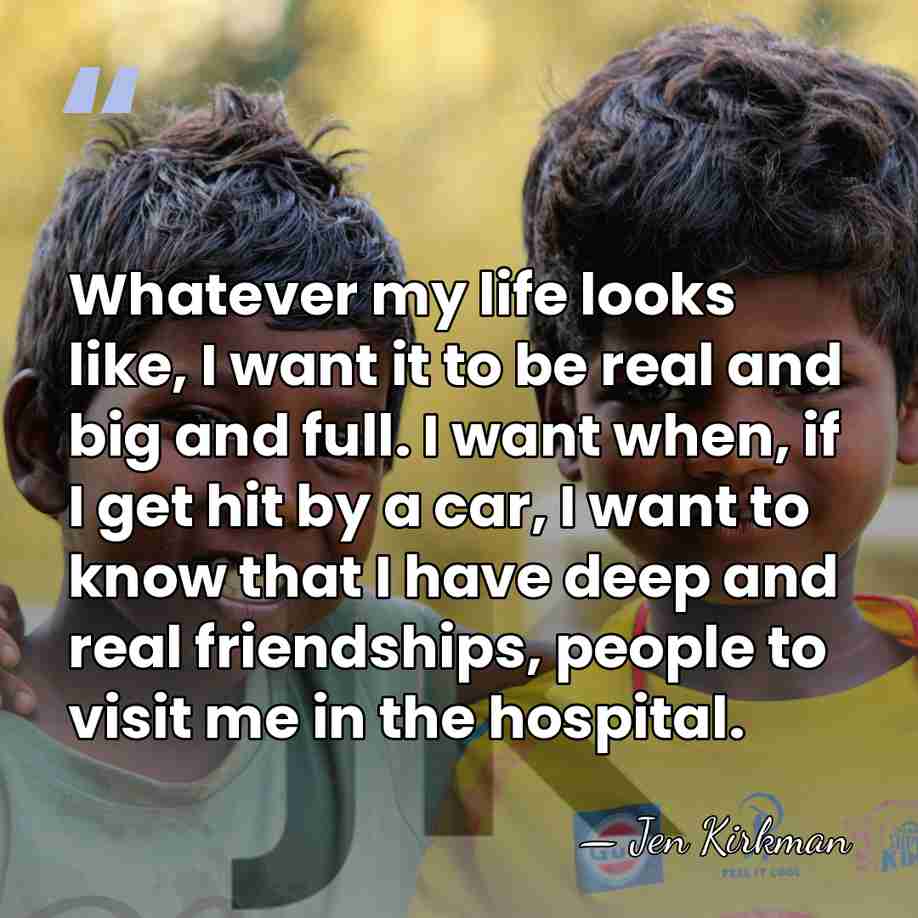 Whatever my life looks like, I want it to be real and&hellip; - Jen Kirkman