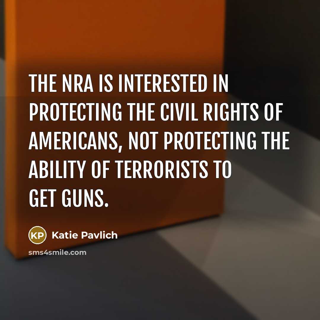 “The NRA is interested in protecting the civil rights of…” quote by Katie Pavlich