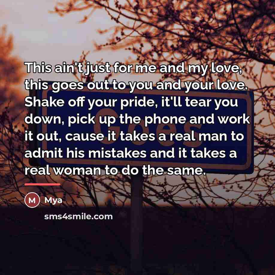 “This ain't just for me and my love, this goes…” quote by Mya