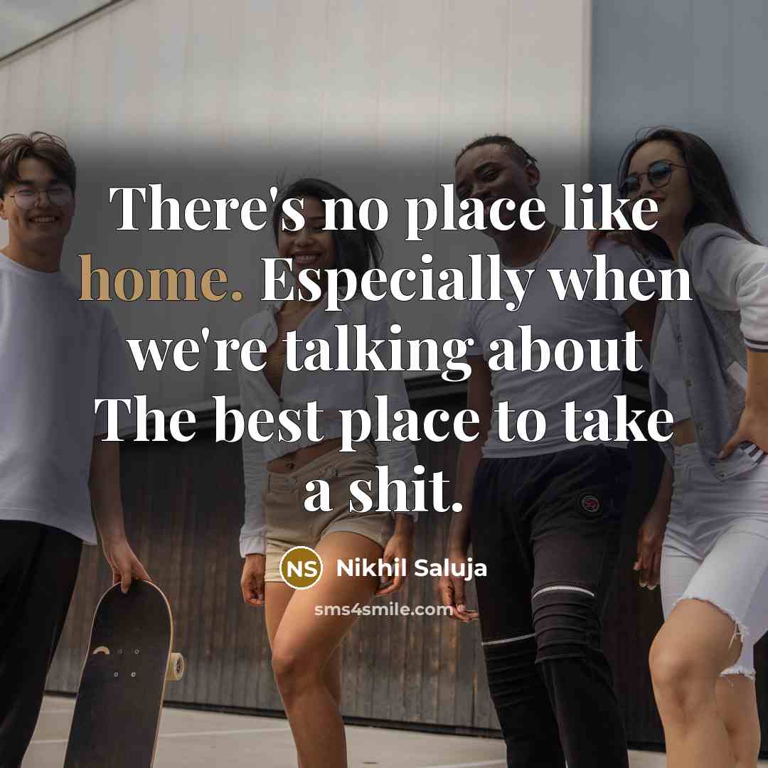 “There's no place like home. Especially when we're talking about…” quote by Nikhil Saluja