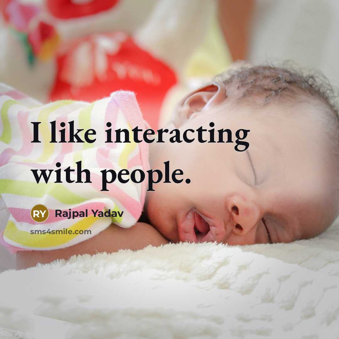 “I like interacting with people.…” quote by Rajpal Yadav