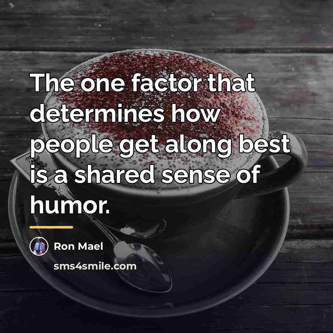 “The one factor that determines how people get along best…” quote by Ron Mael